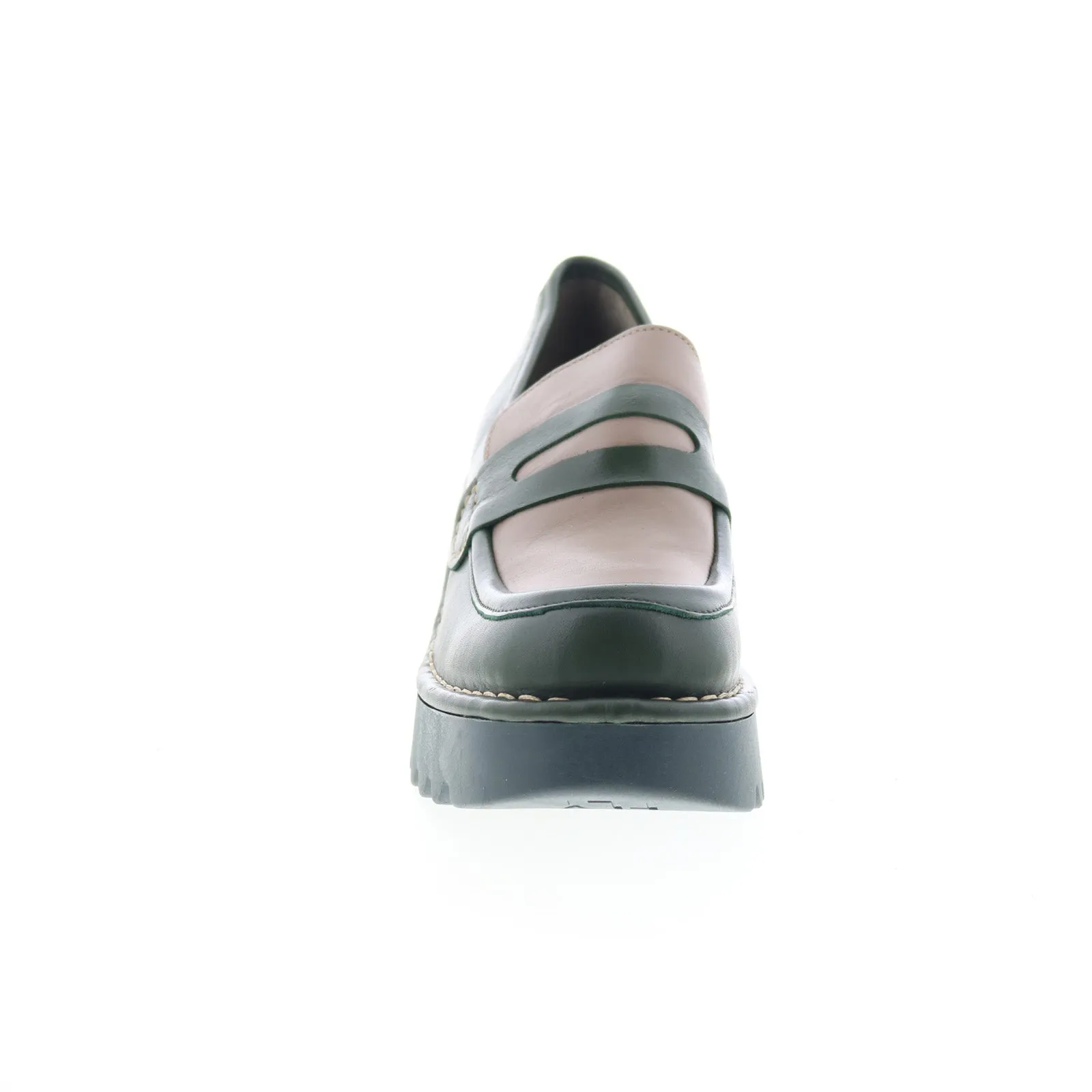 Fly London Muly MULY252FLY-004 Womens Green Loafers & Slip Ons Casual Shoes