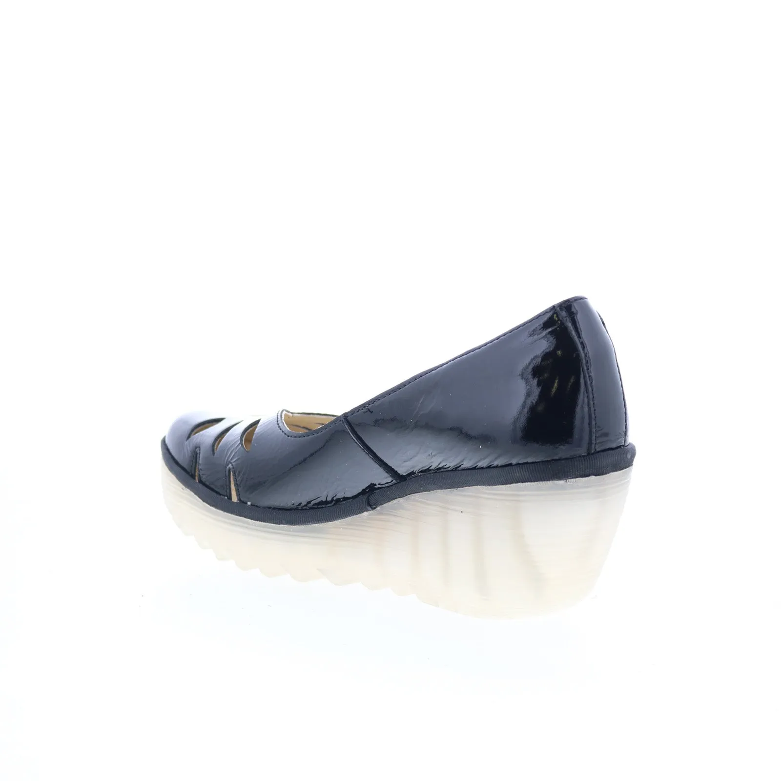 Fly London Yubi YUBI480FLY-004 Womens Black Loafers & Slip Ons Casual Shoes