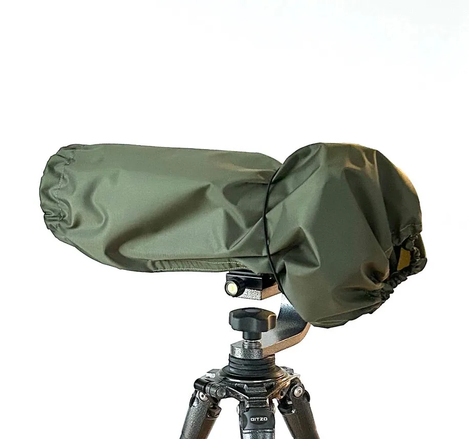 For Sigma lens range Waterproof Camera Lens Rain SET Covers, Cap & Carry Pouch in DPM Camo, Olive Green, Black Colours