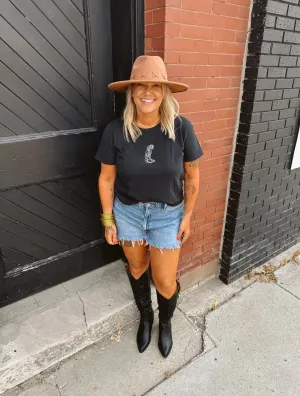 Girl Dangerous Boot & Rose Tee
