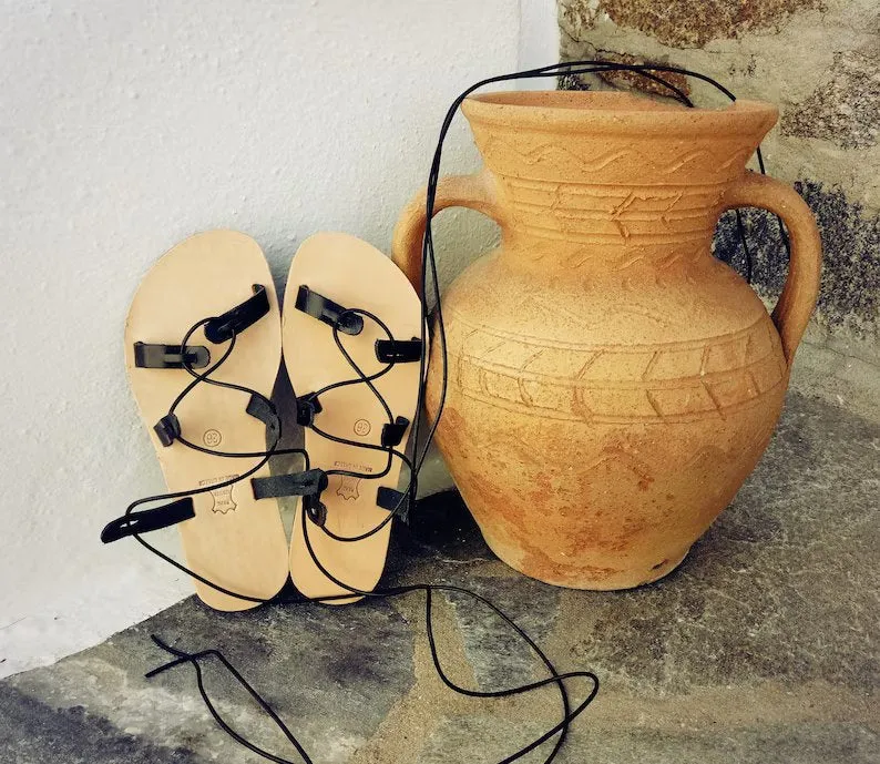 Gladiator greek sandals