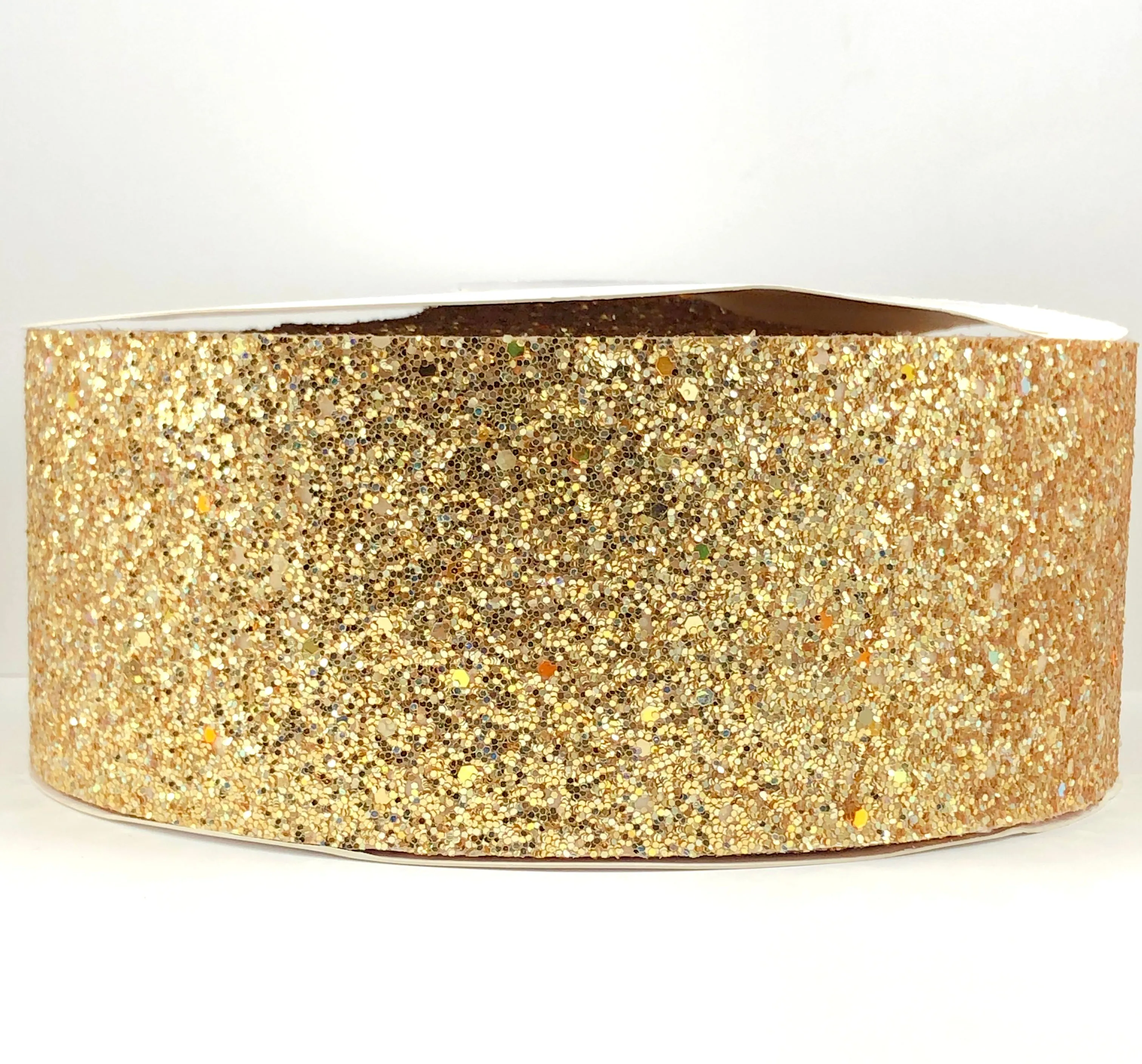 Gold Chunky 3" Glitter Ribbon