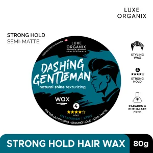 Hair Professionals Dashing Gentleman Natural Shine Texturizing Wax 80g