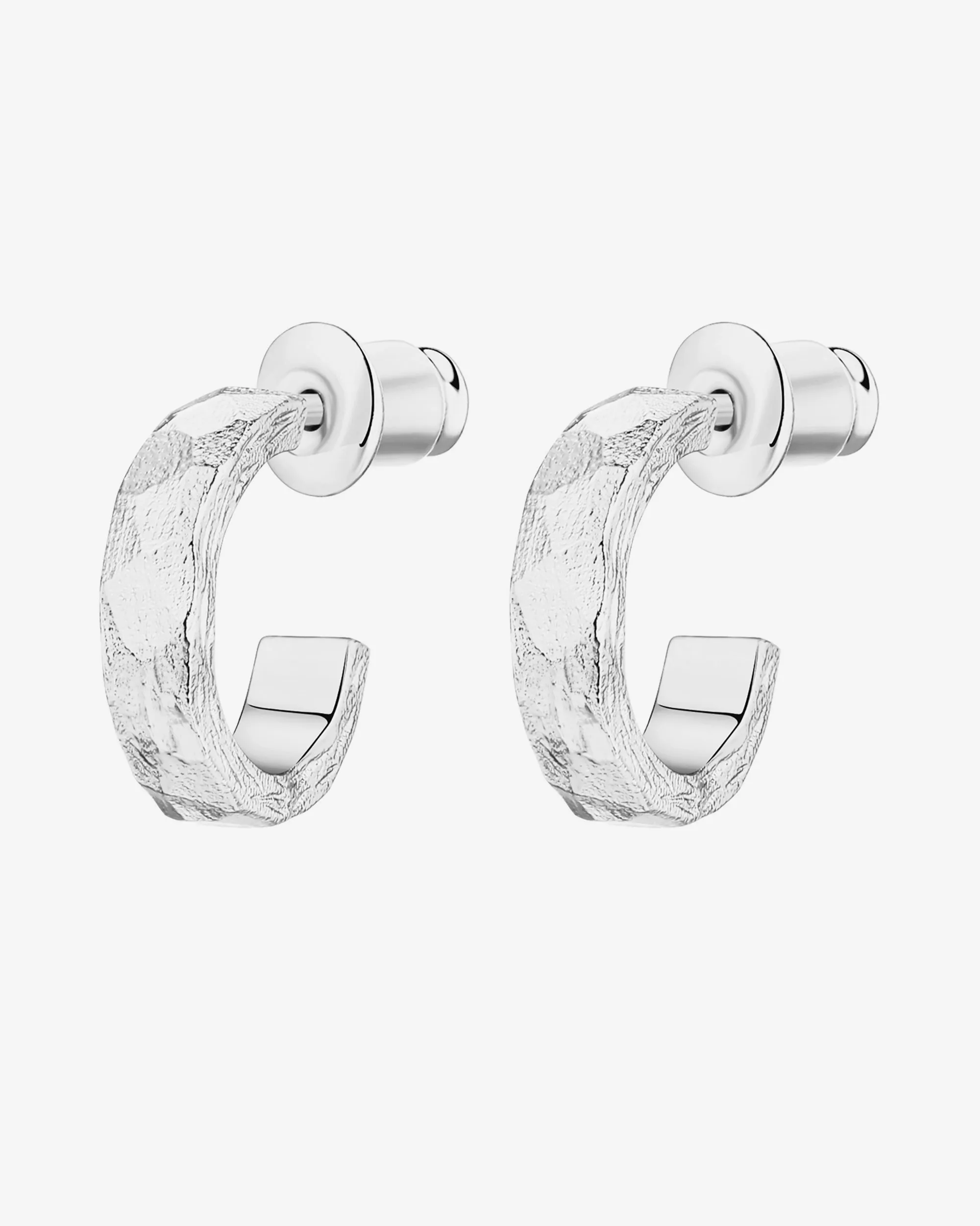 Hammered Thick Hoop