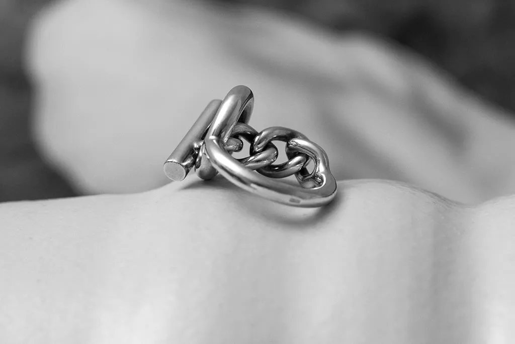 Hermès Sterling Silver Ring