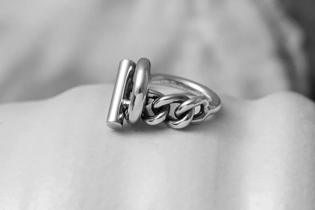 Hermès Sterling Silver Ring