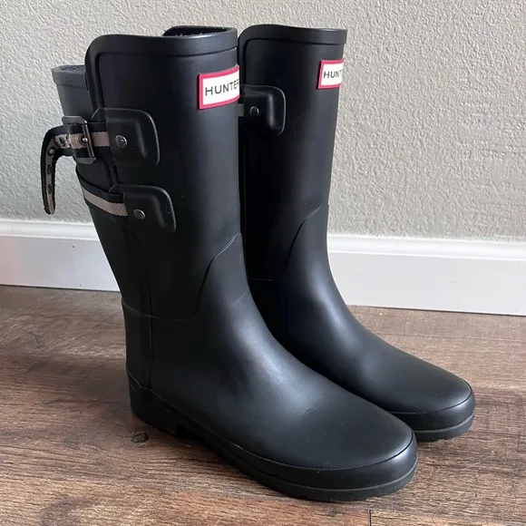 Hunter original black rain boot women’s size 6