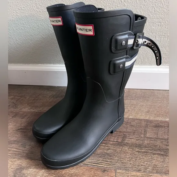 Hunter original black rain boot women’s size 6