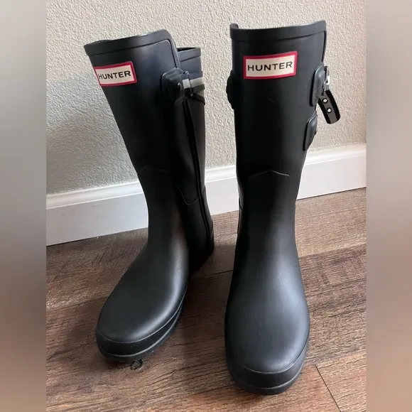 Hunter original black rain boot women’s size 6