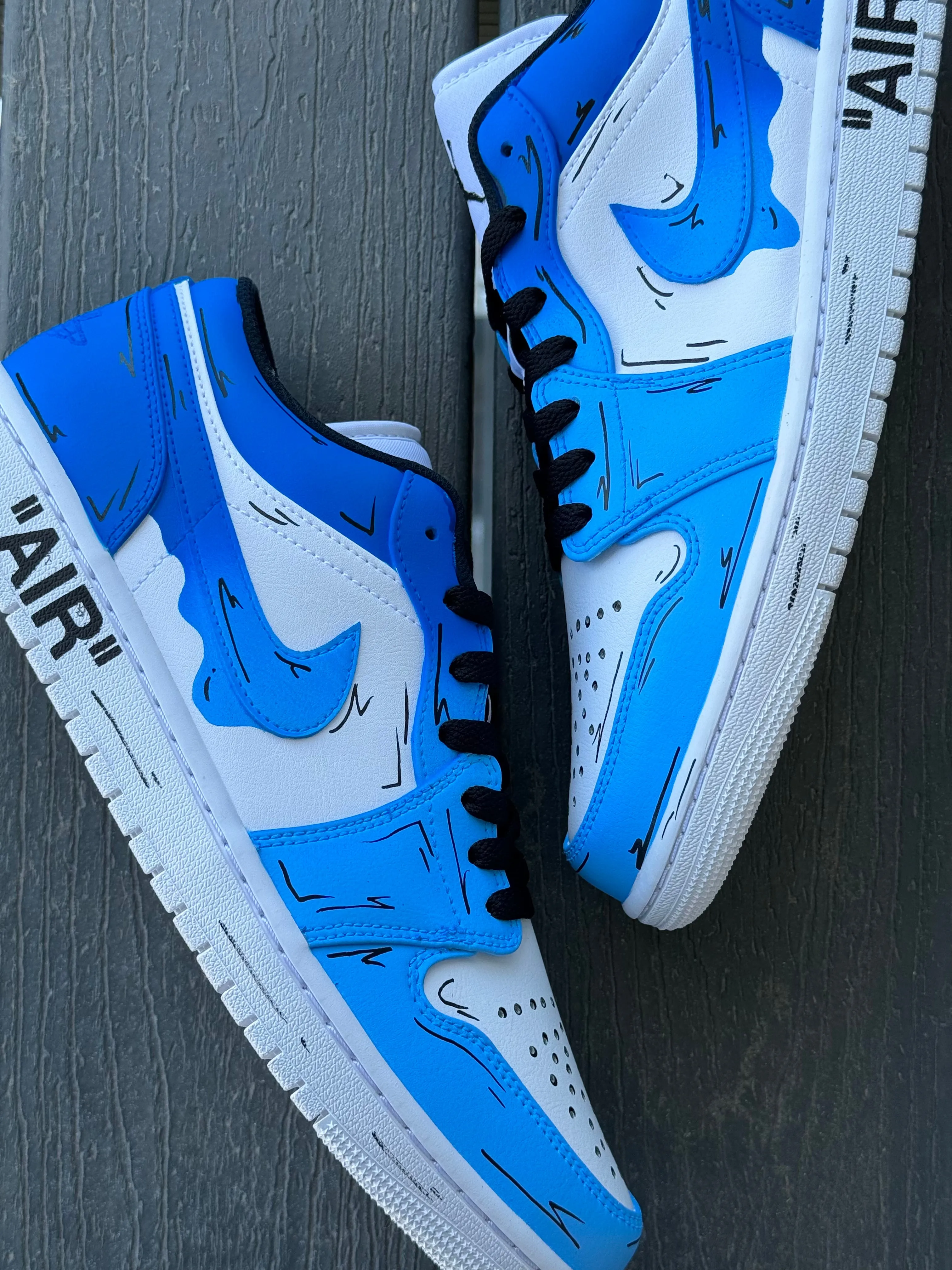 Icicle Fade Jordan 1 Lows
