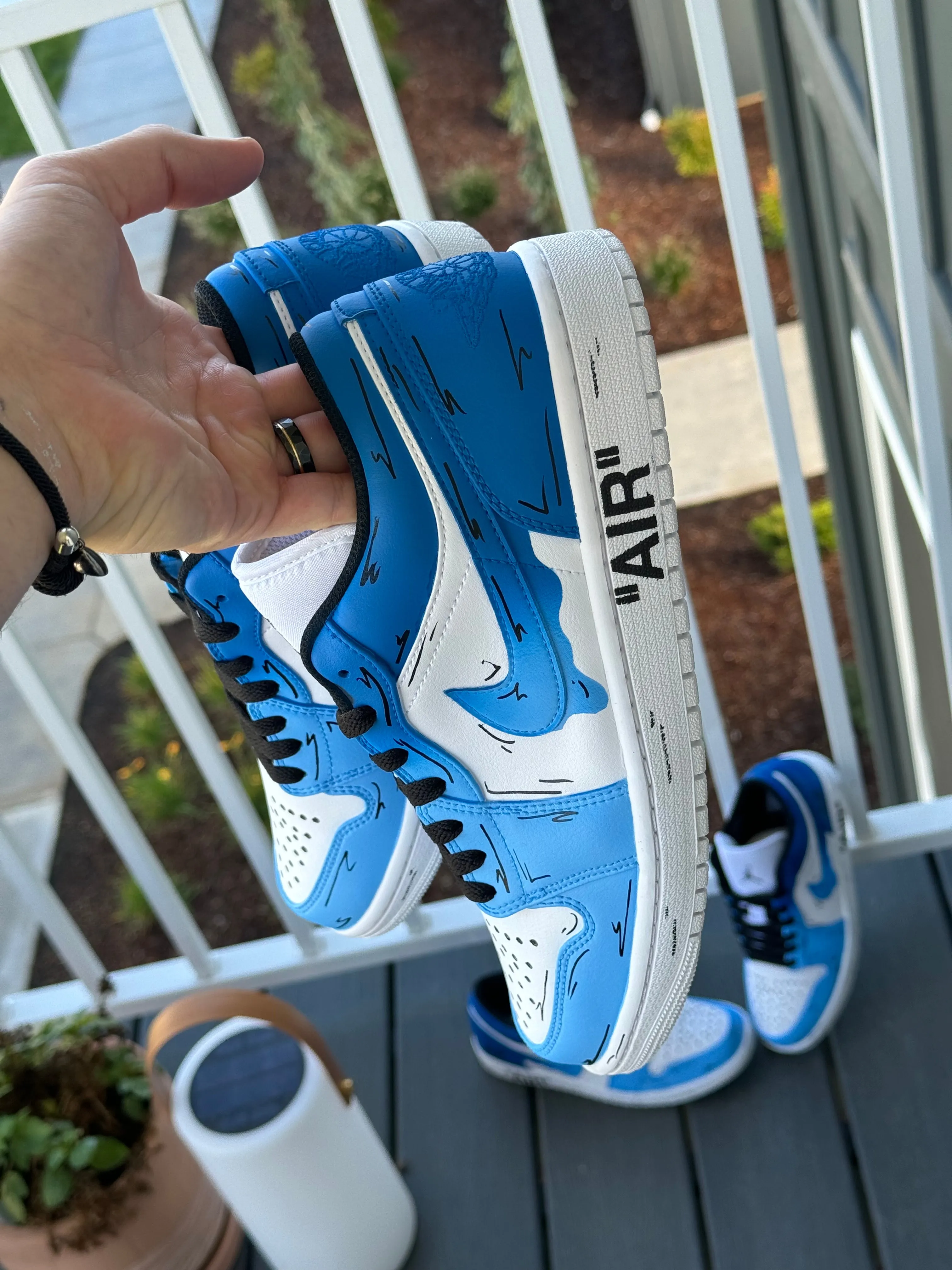Icicle Fade Jordan 1 Lows