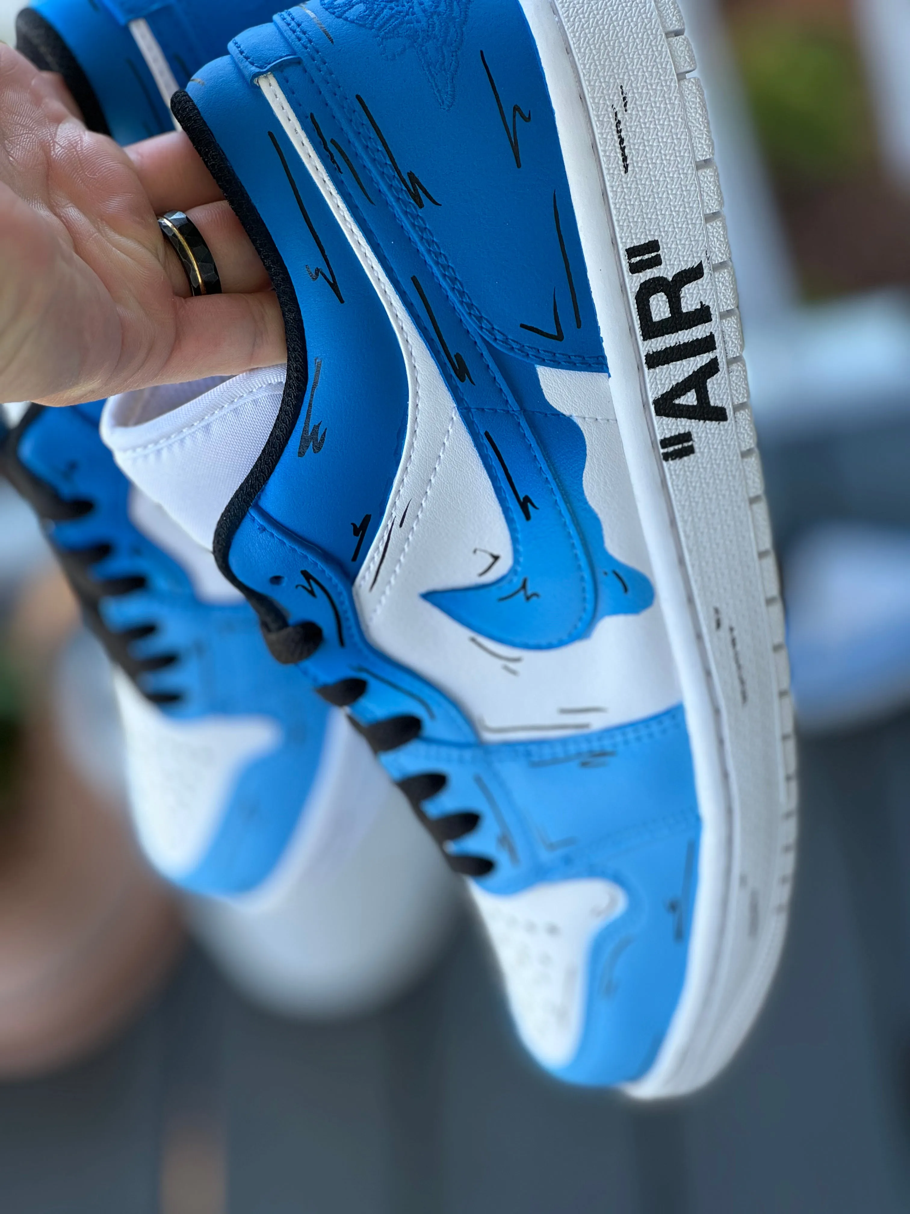 Icicle Fade Jordan 1 Lows