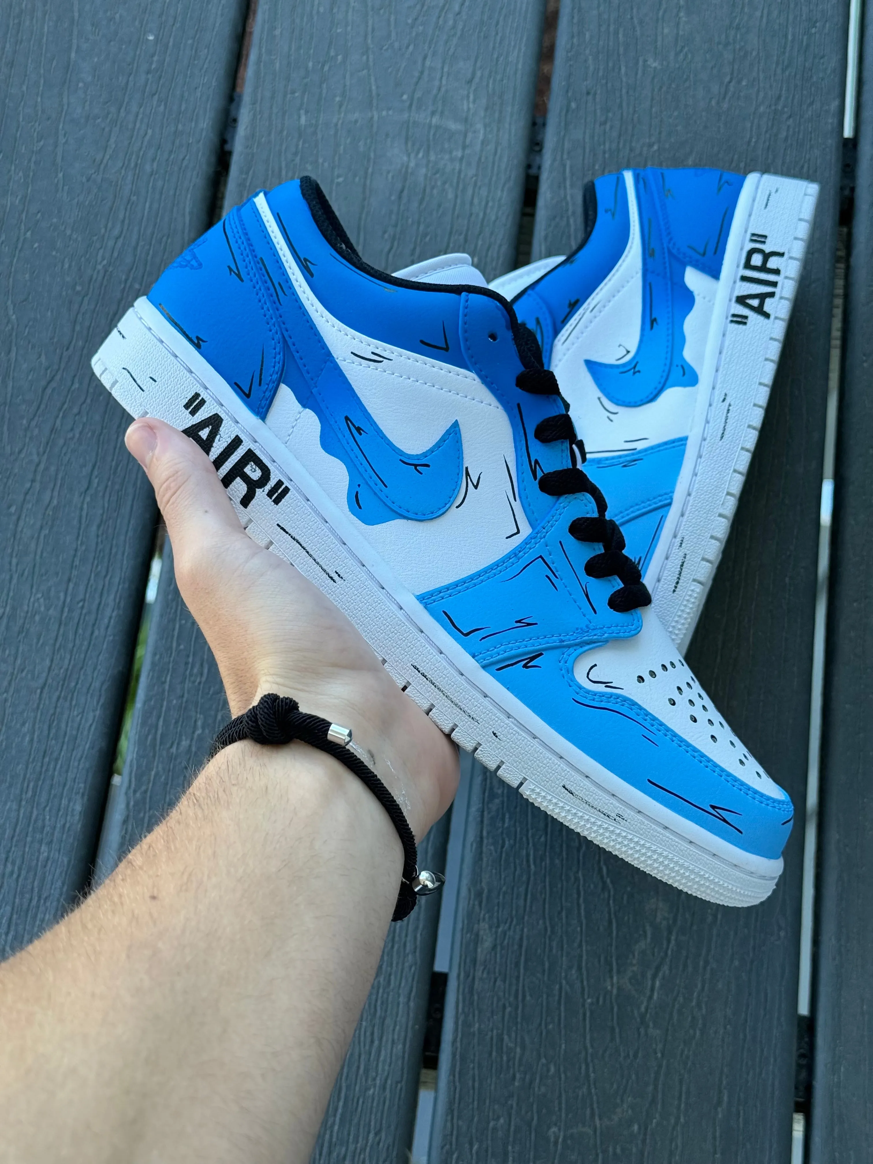 Icicle Fade Jordan 1 Lows