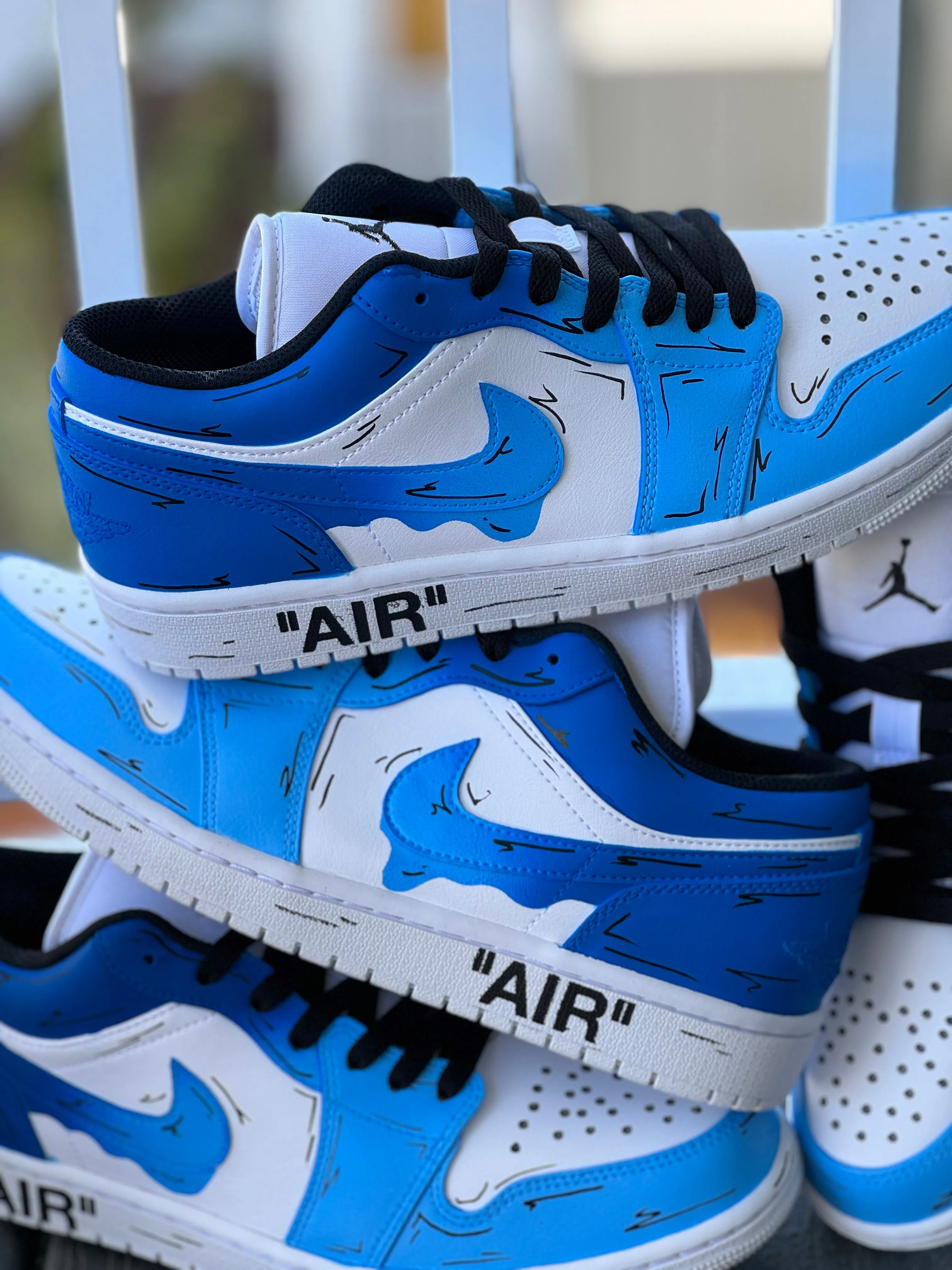 Icicle Fade Jordan 1 Lows