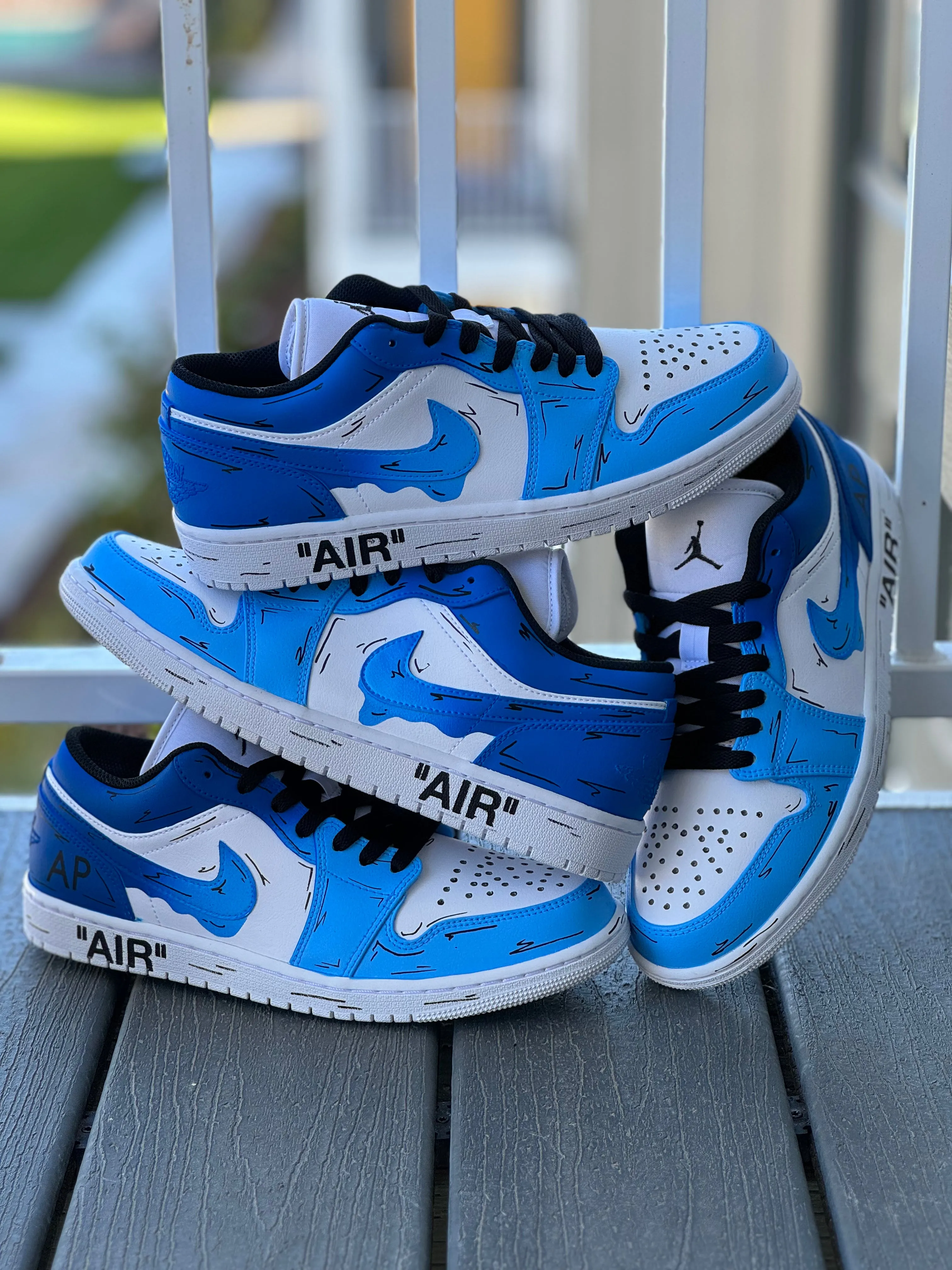 Icicle Fade Jordan 1 Lows