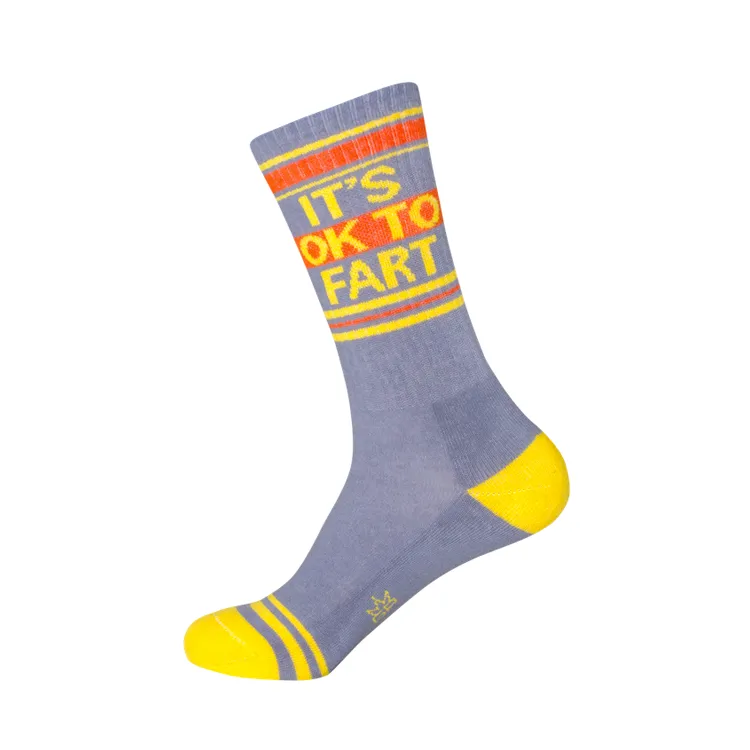it's ok to fart! Gym Socks