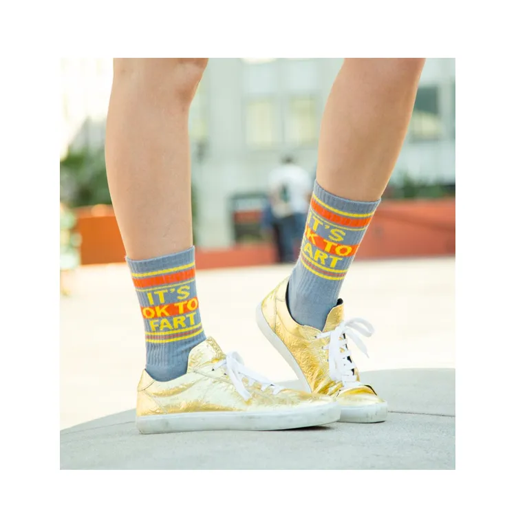 it's ok to fart! Gym Socks