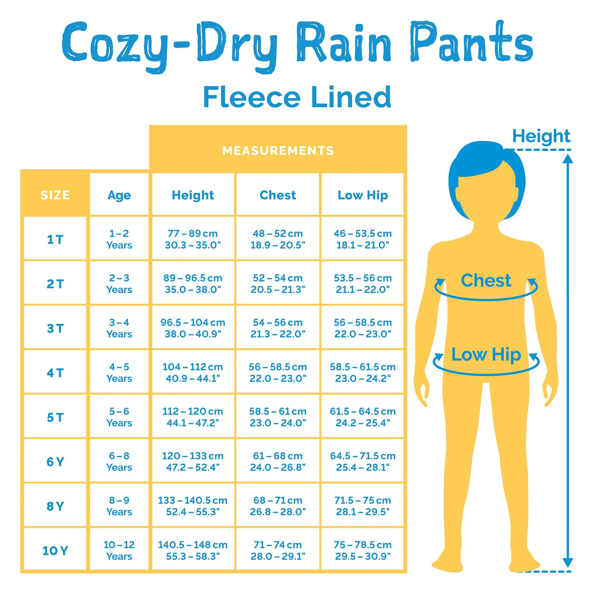 Jan & Jul Cozy-Dry Rain Pants - Lavender