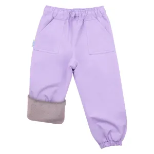Jan & Jul Cozy-Dry Rain Pants - Lavender