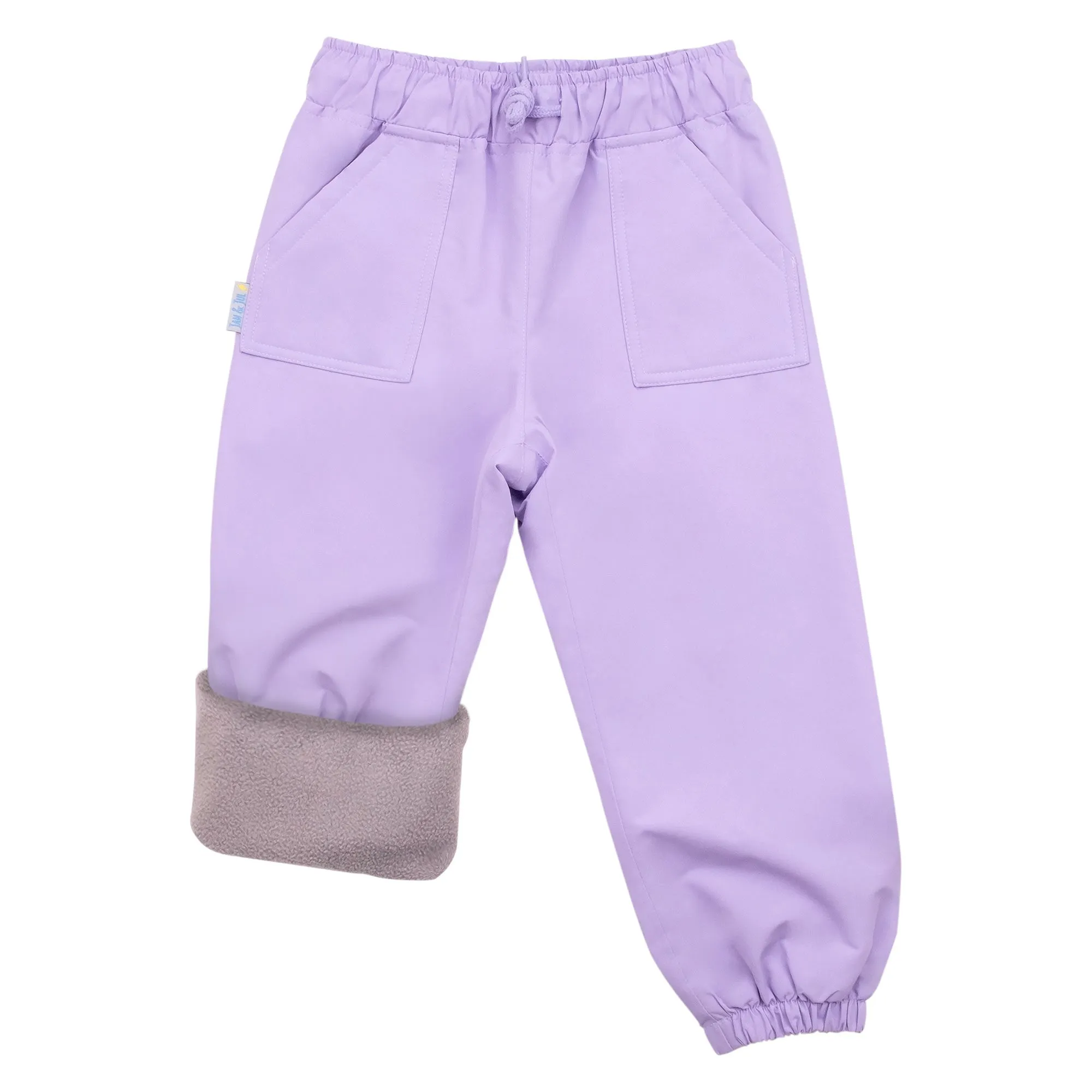 Jan & Jul Cozy-Dry Rain Pants - Lavender