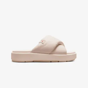Jordan | JORDAN SOPHIA SLIDES  { LIGHT SOFT PINK / FIRE RED