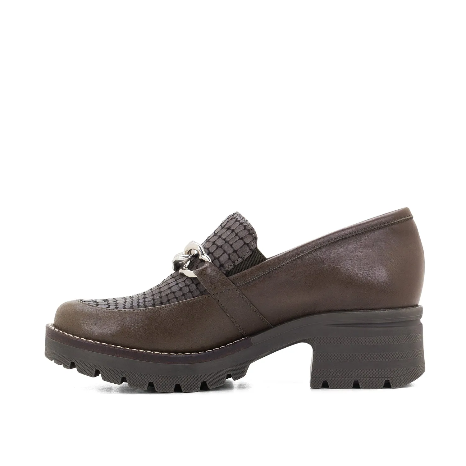 Kella Leather Platform Loafers