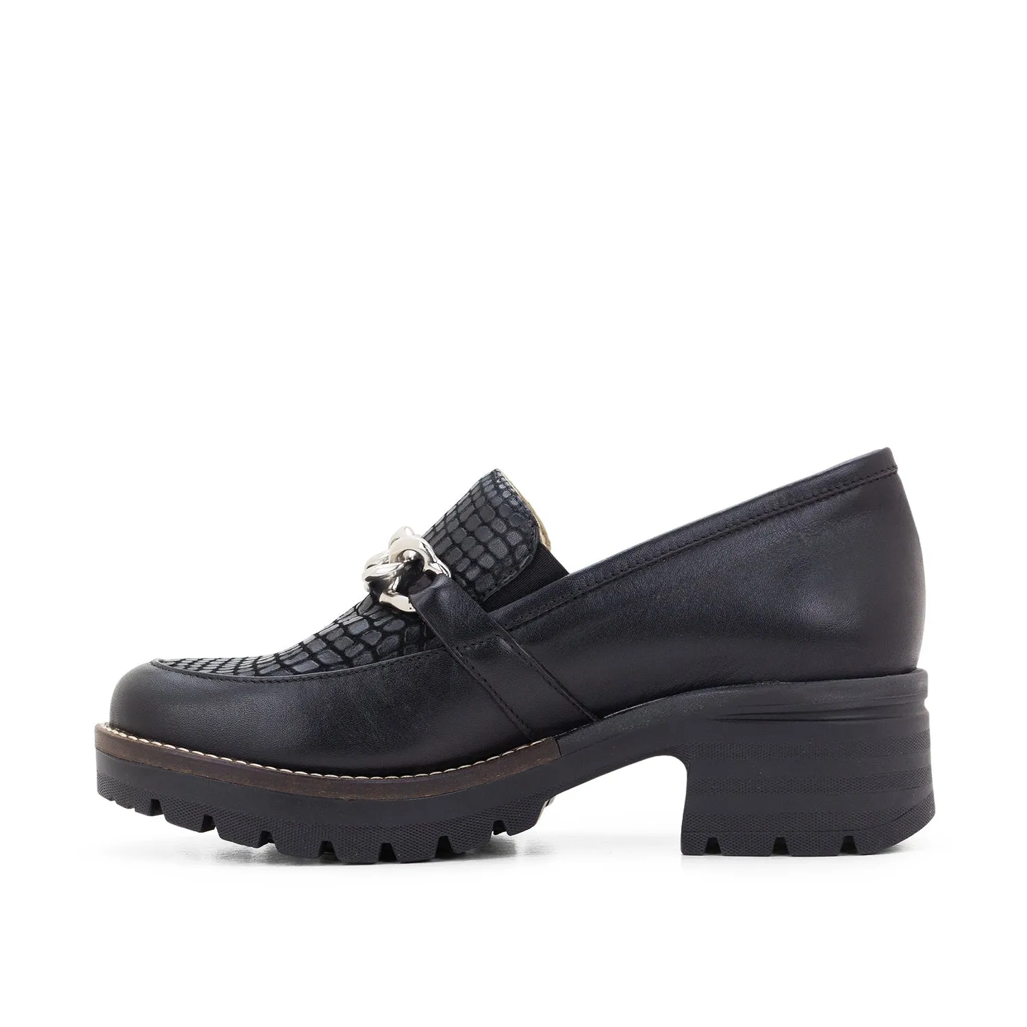 Kella Leather Platform Loafers