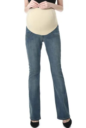 Kimi   Kai Maternity "Leni" Modern Boot Cut Denim Jeans