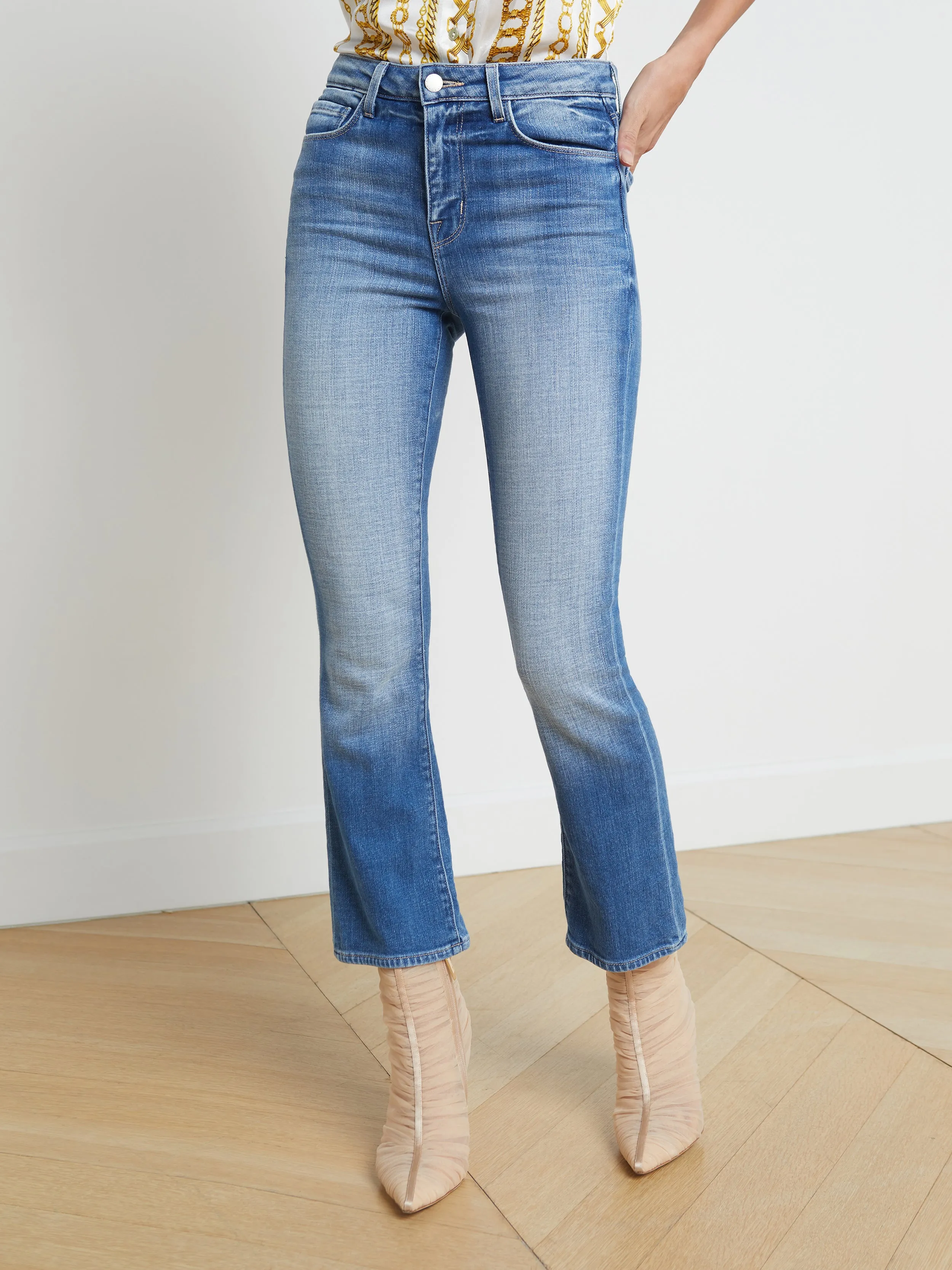 Lagence Tati Crop Micro Boot