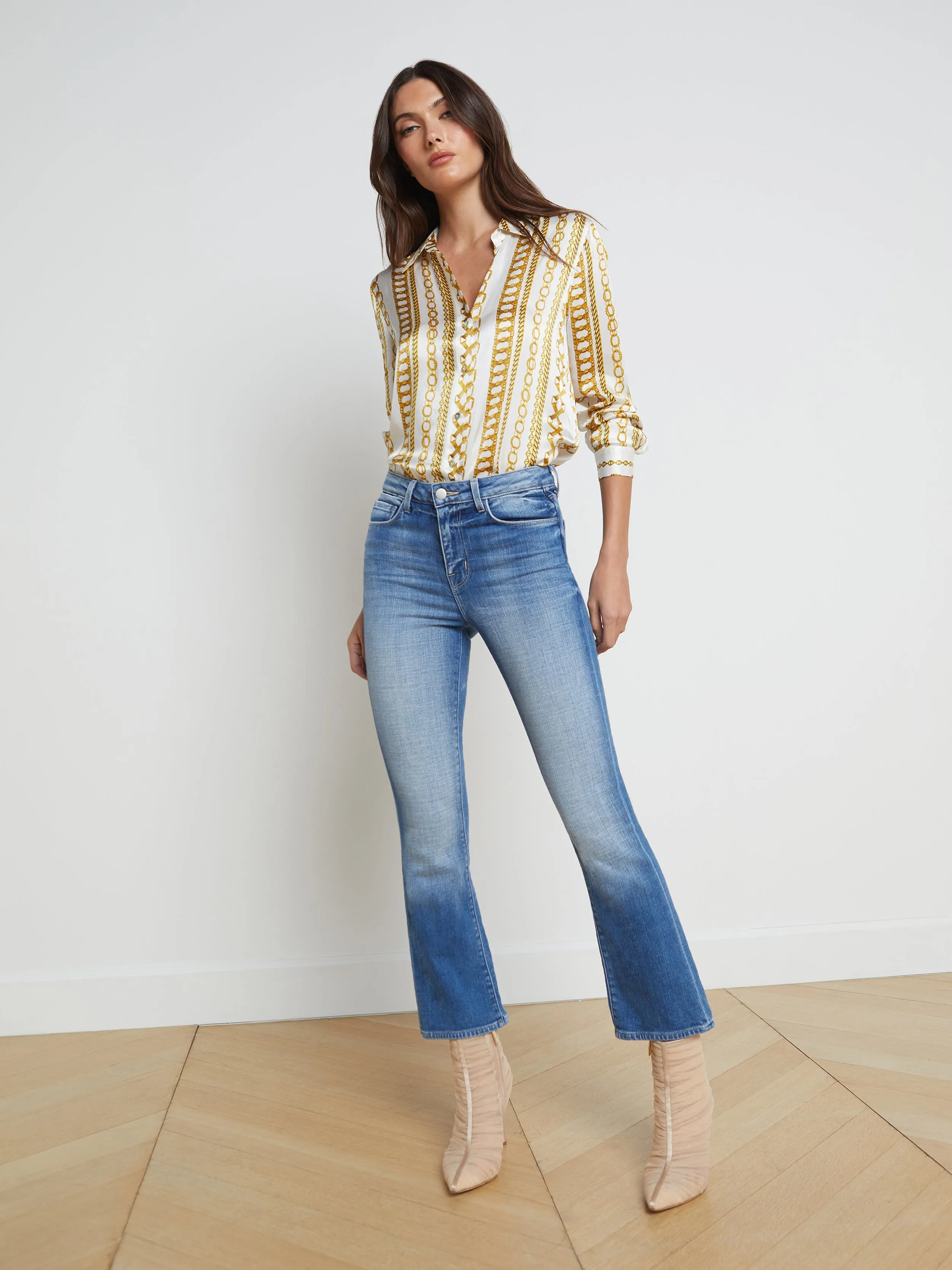 Lagence Tati Crop Micro Boot