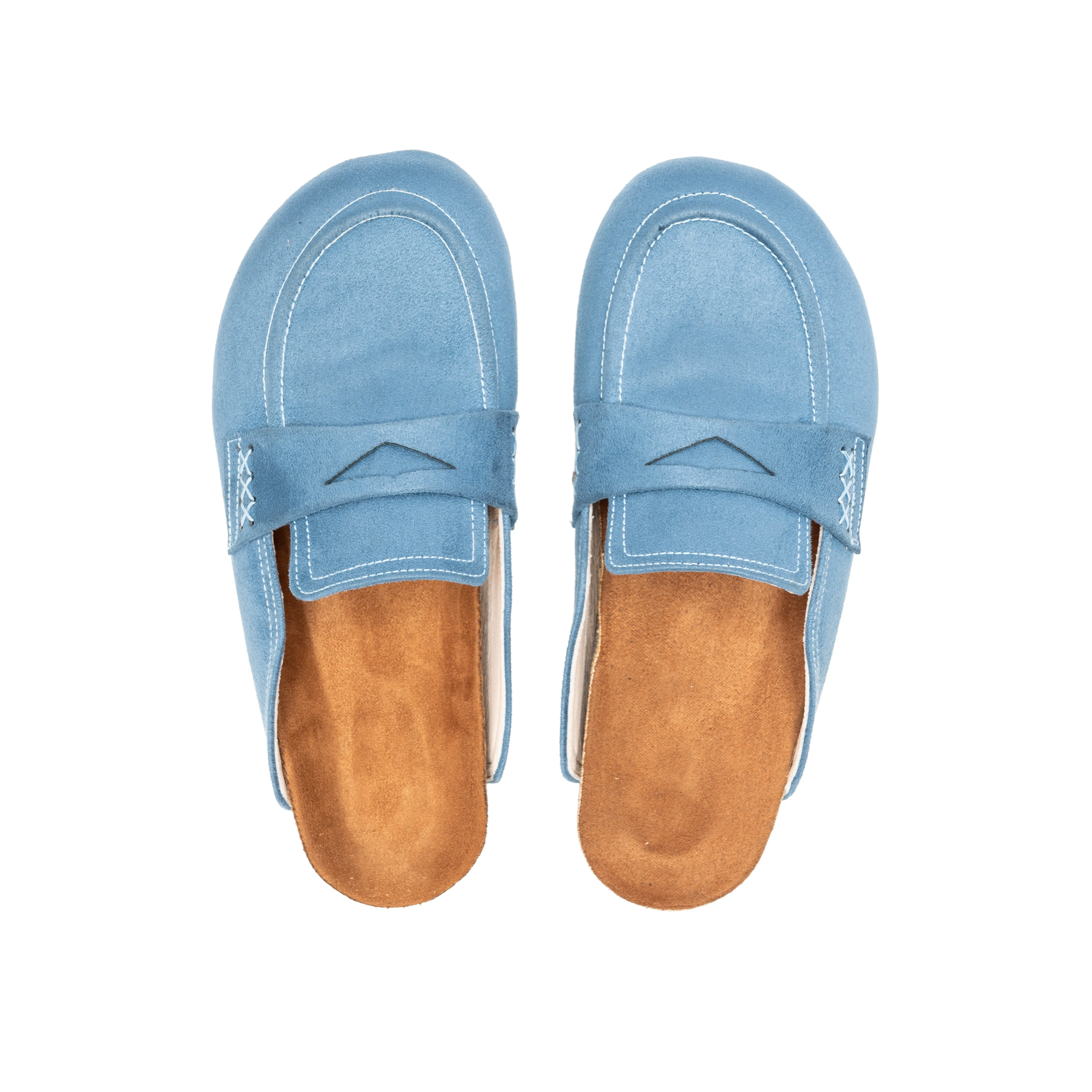 Leopard Luxe Clogs - Blue