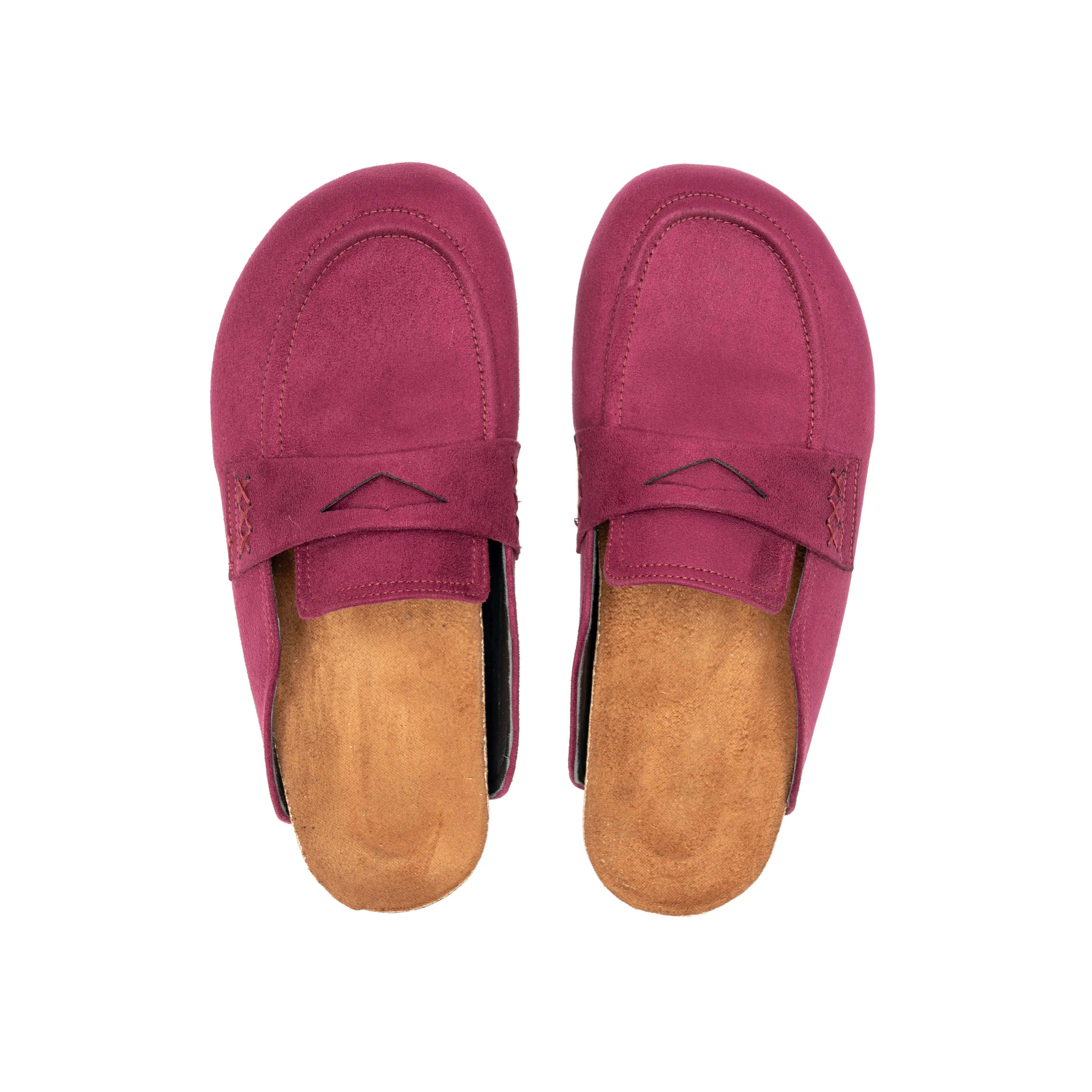 Leopard Luxe Clogs - Maroon