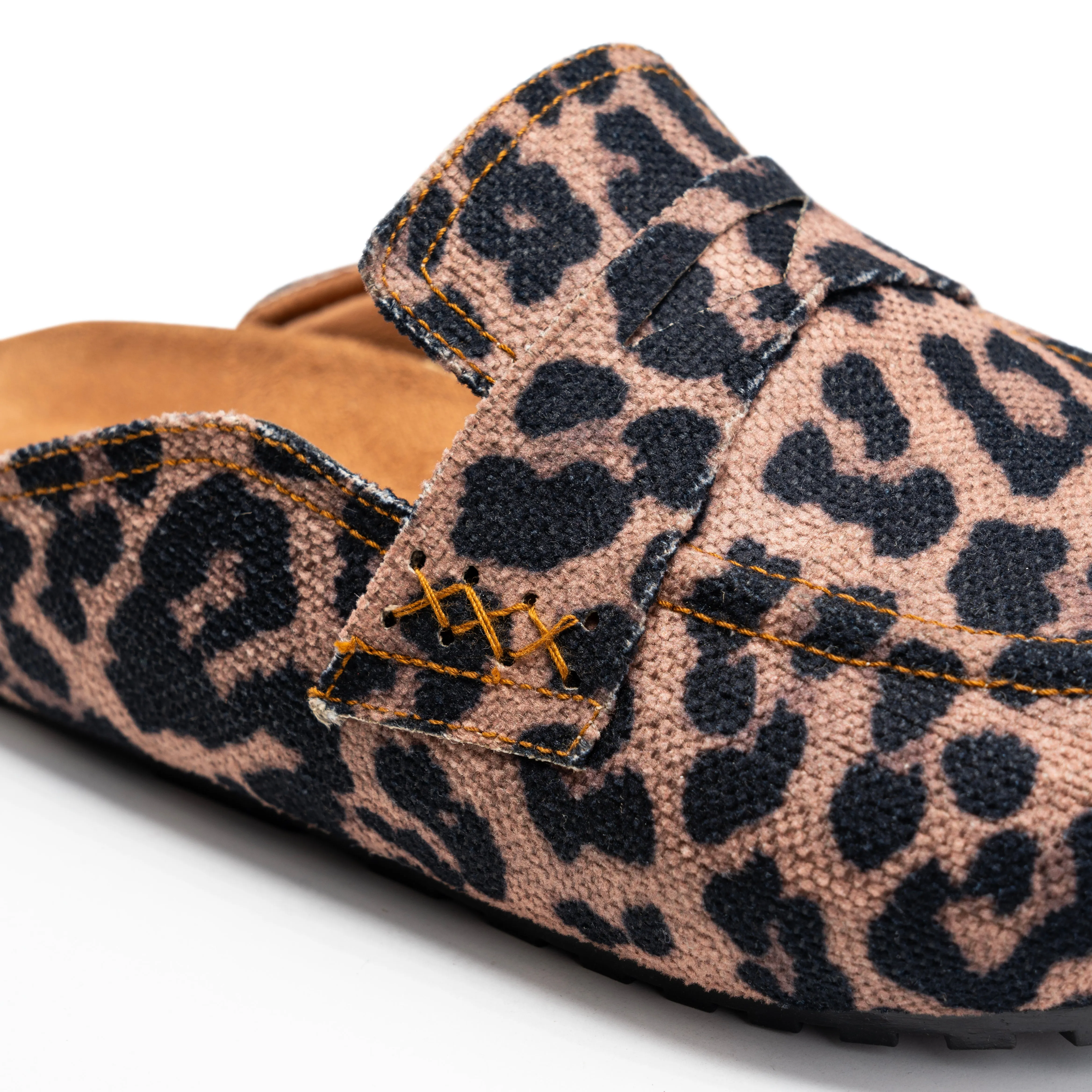 Leopard Luxe Clogs - Tiger