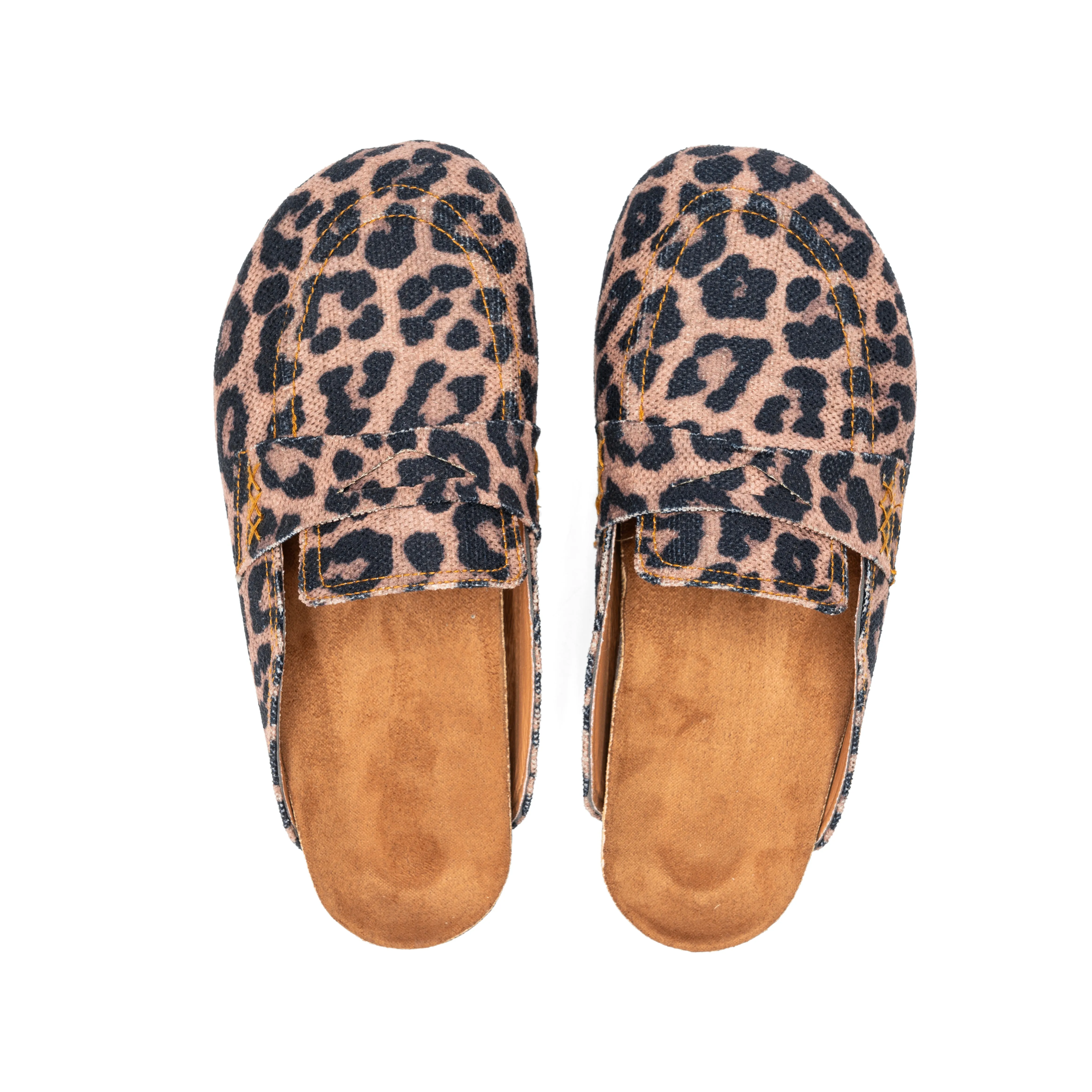 Leopard Luxe Clogs - Tiger