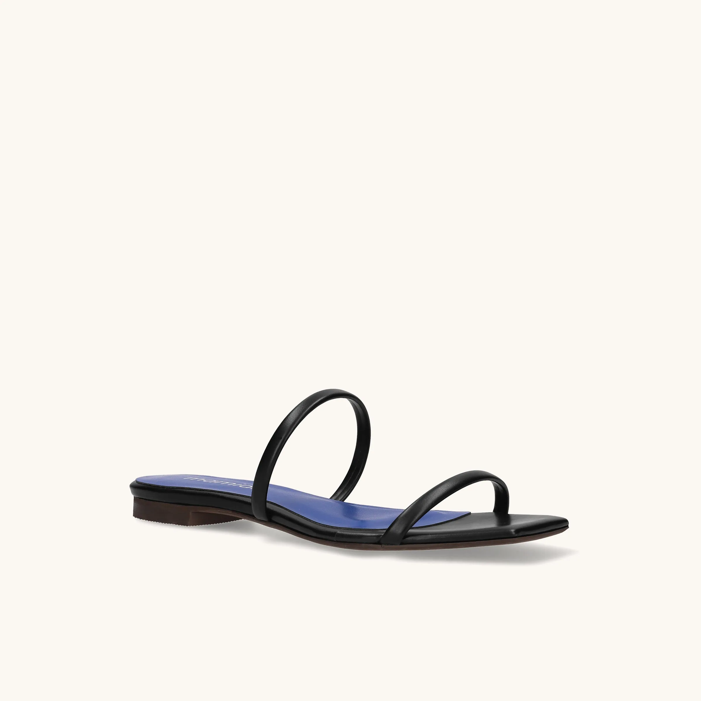 Limited special price 2,990 yen: Cord strap flat sandals (m10bn03) black