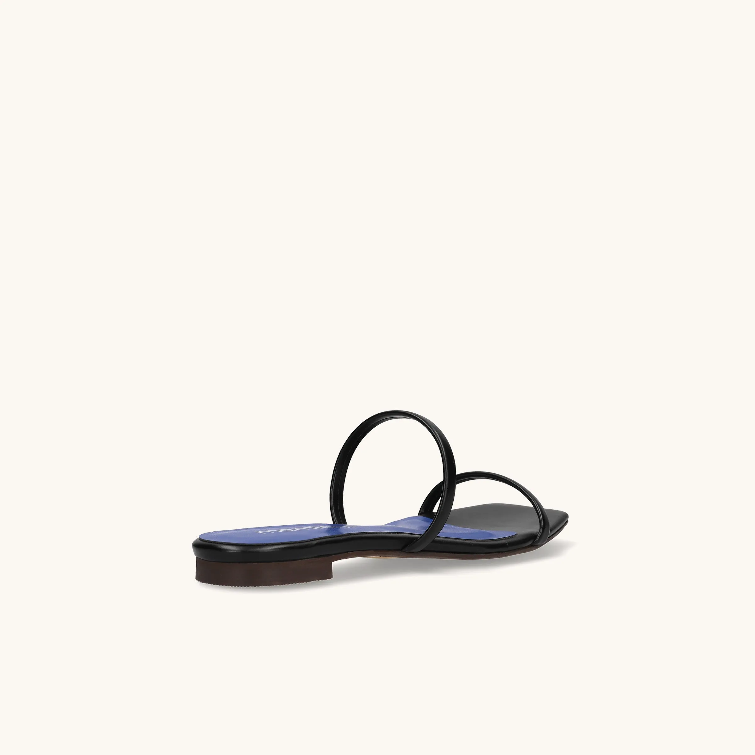 Limited special price 2,990 yen: Cord strap flat sandals (m10bn03) black