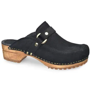 Lissy Women's Wood Clog in Black