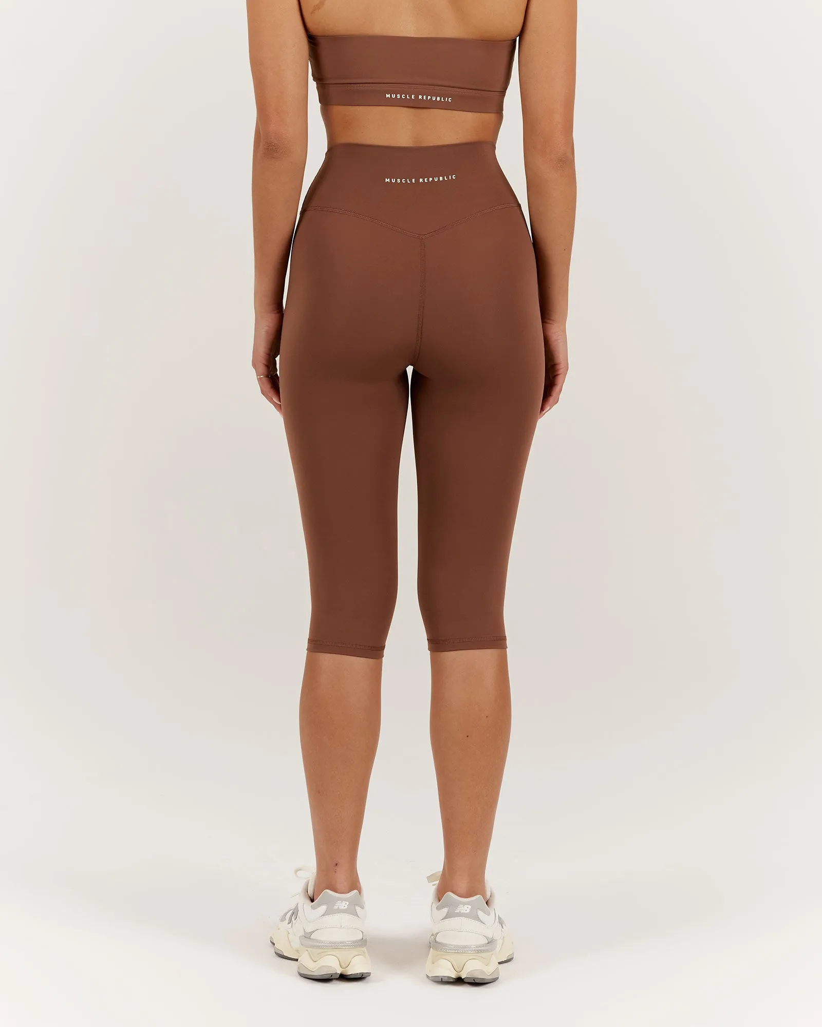 LUXE BRIA CAPRI LEGGING - TOFFEE