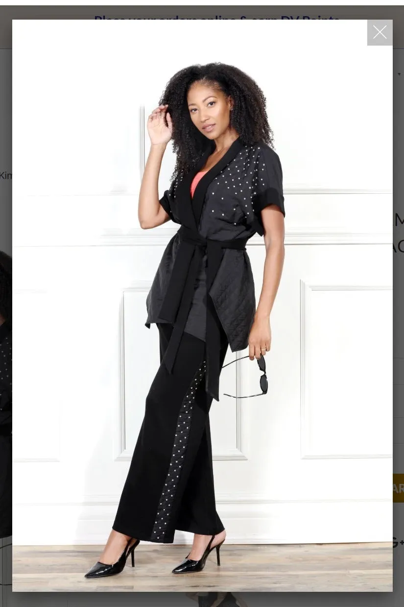 Luxe Moda LM-427 2PC Kimono & Pant Set