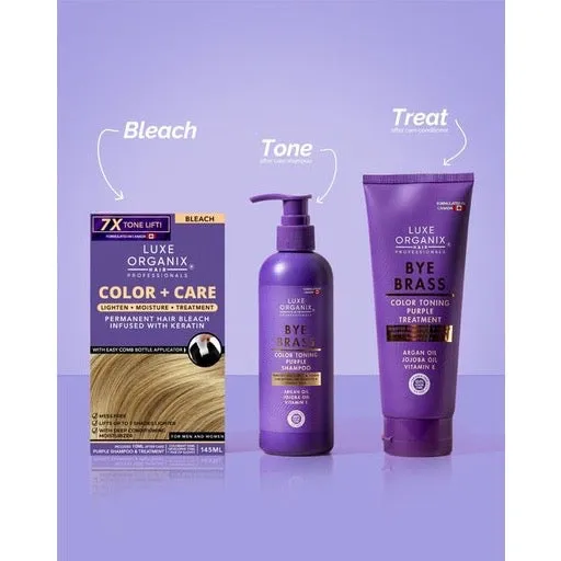 LUXE ORGANIX  Bye Brass Purple Conditioner 210 ml