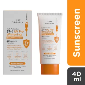 Luxe Organix High protection 5in1 UV Pro Whitening Serum Sunscreen 40ml