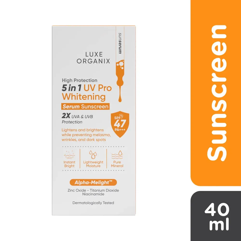 Luxe Organix High protection 5in1 UV Pro Whitening Serum Sunscreen 40ml