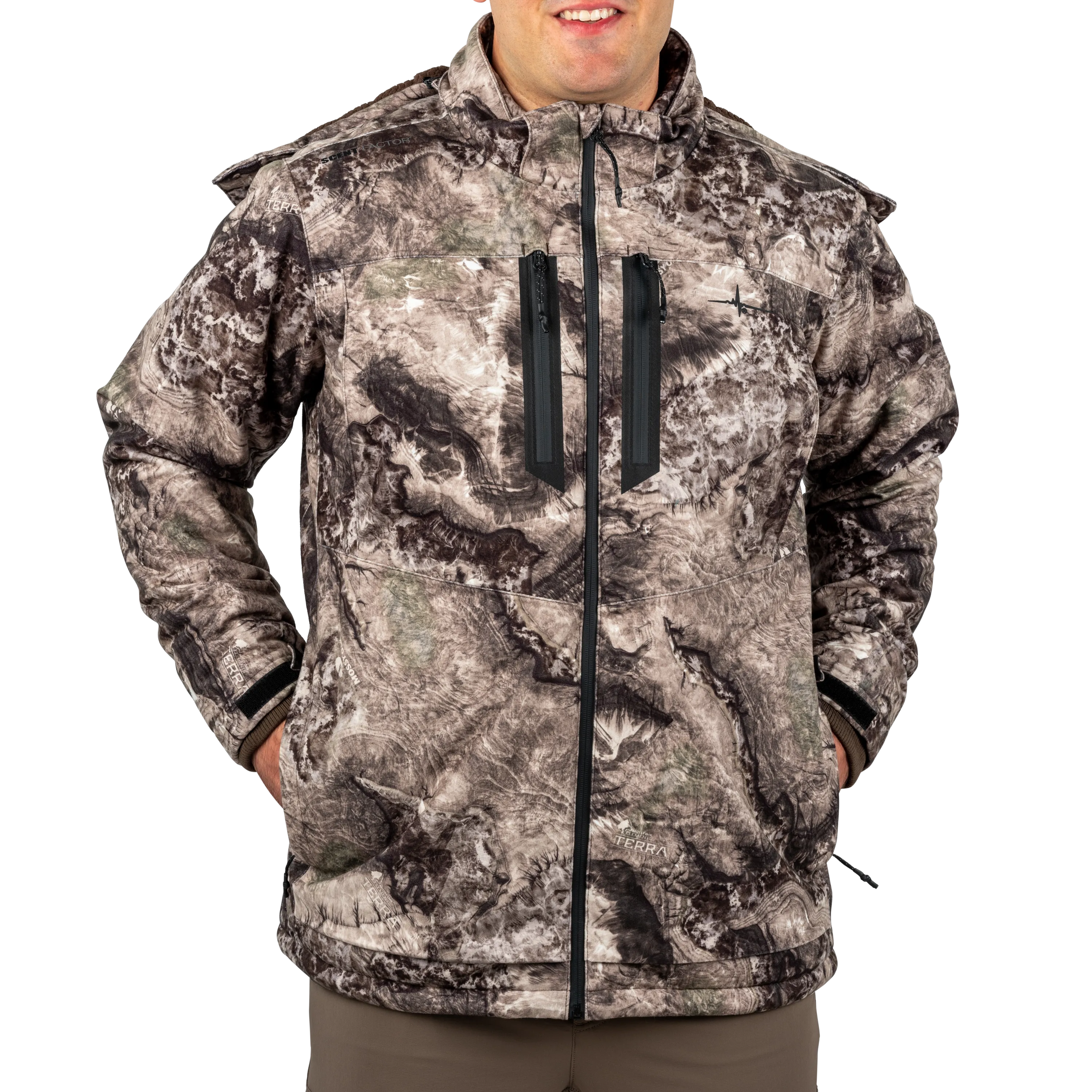 Men’s Shadow Series Waterproof Insulated Hooded Jacket