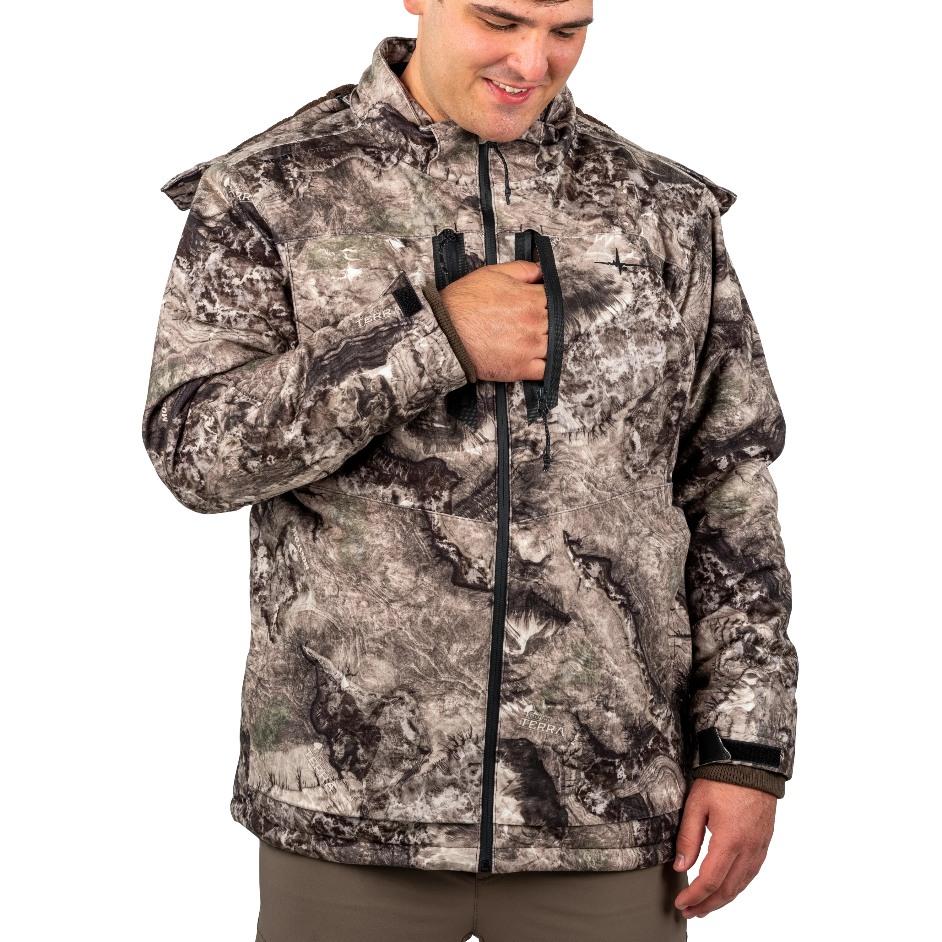 Men’s Shadow Series Waterproof Insulated Hooded Jacket