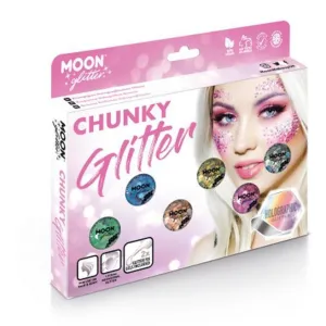 Moon Glitter Holographic Chunky Glitter, Assorted