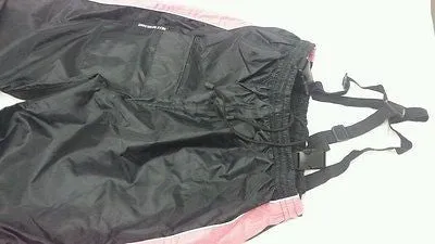 MOTORCYCLE BLK/PINK WOMEN'S RAIN GEAR WATERPROF LIGHTWEIGHT REFLECTIVE W/HUDDY