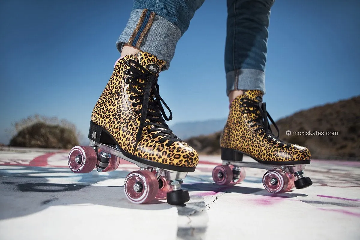 Moxi Jungle Leopard Roller Skates