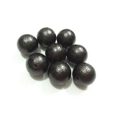 New 20mm Black Wrinkled Pearls Bubblegum Beads, Chunky Gumball Beads,  Round Wrinkled Pearls, Acrylic  Beads, Chunky Necklace Supply Bead,