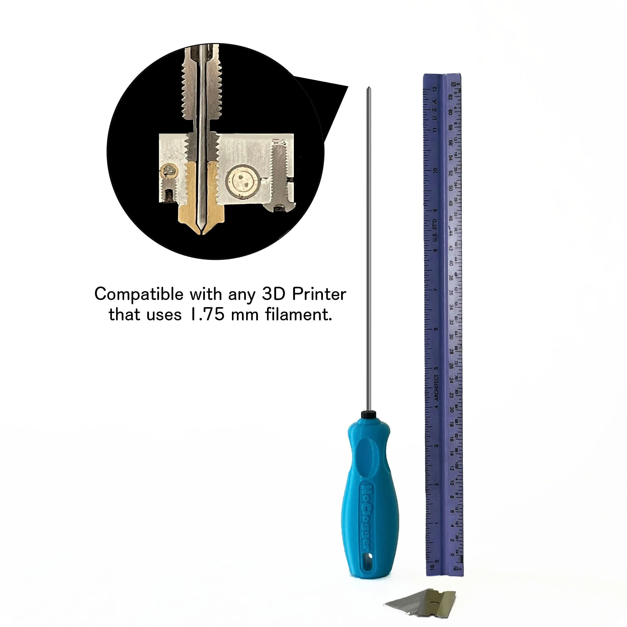 NoClogger 1.75mm - The Must Have 3D Printing Tool