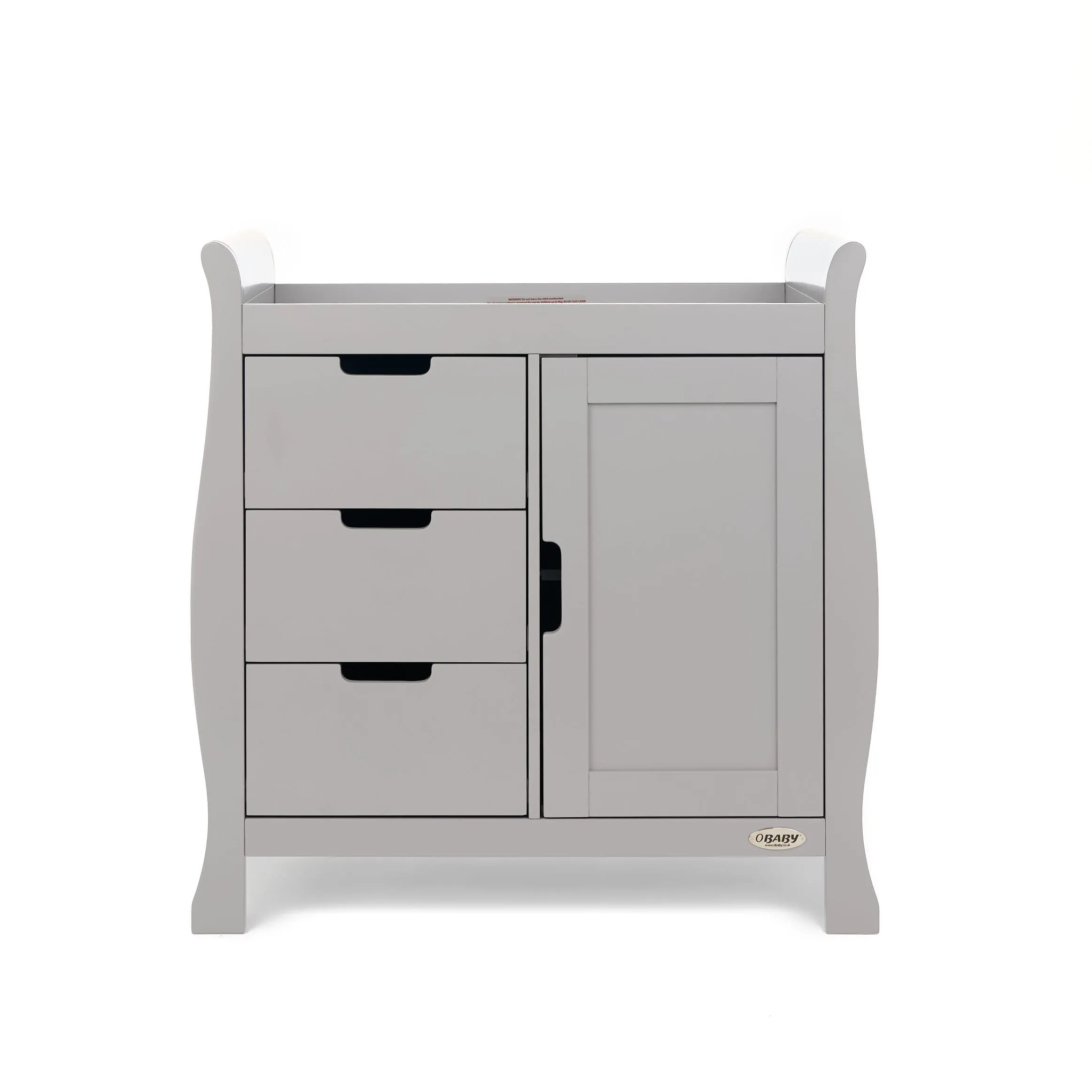 Obaby Stamford Luxe 3 Piece Room Set Warm Grey